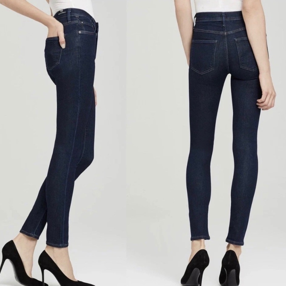 Citizens of Humanity Rocket High Rise Dark Blue Skinny Jeans Size 27